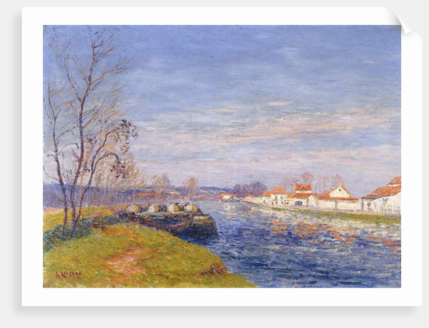 St. Mammes, Moret-sur-Loing by Gustave Loiseau