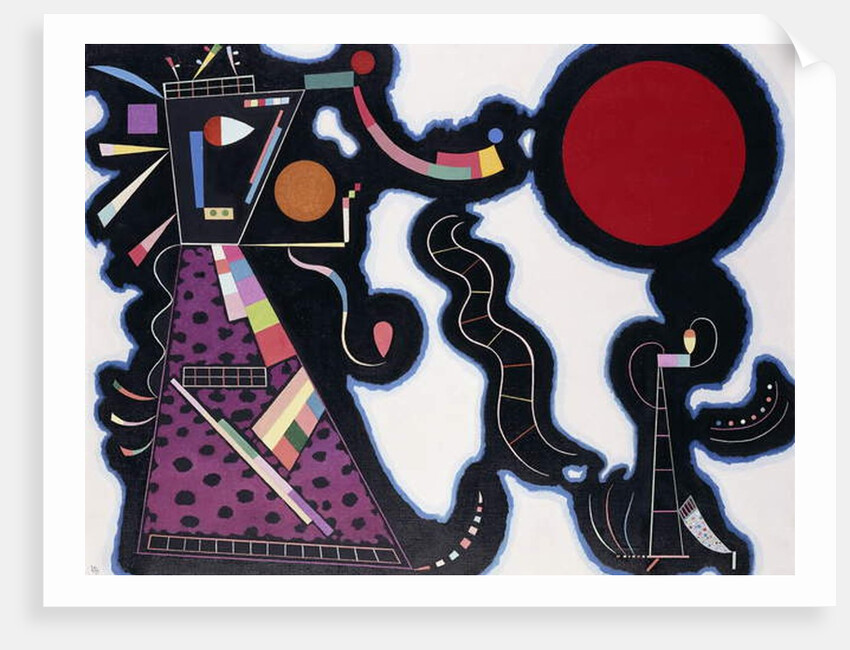 The Red Circle; Der Rote Kreis, 1939 by Wassily Kandinsky