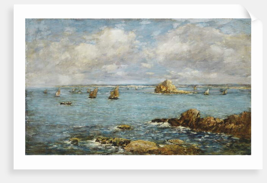 Bay of Douarnenez; La Baie de Douarnenez, 1897 by Eugene Louis Boudin