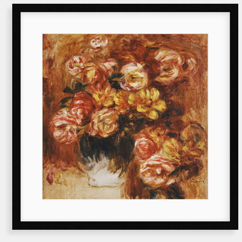 Vase of Roses; Vase de Roses, by Pierre Auguste Renoir