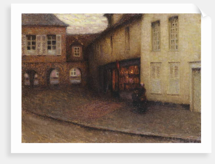 The Little Shop, Gerberoy; La Petit Boutique, Gerberoy, c.1906 by Henri Eugene Augustin Le Sidaner