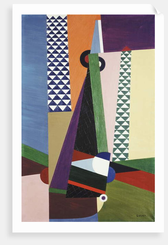 Composition Geometrique, 1922 by Georges Valmier