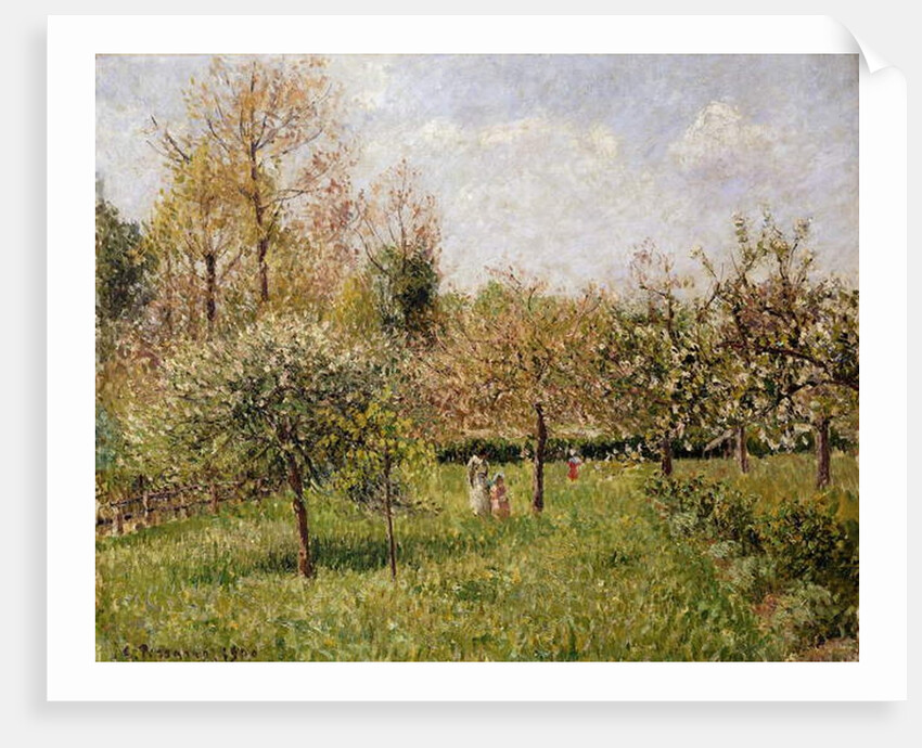 Spring at Eragny; Printemps a Eragny, 1900 by Camille Pissarro