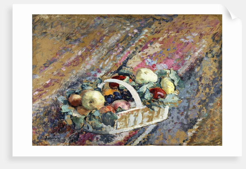 Still Life with a Basket of Fruit by Henri Lebasque