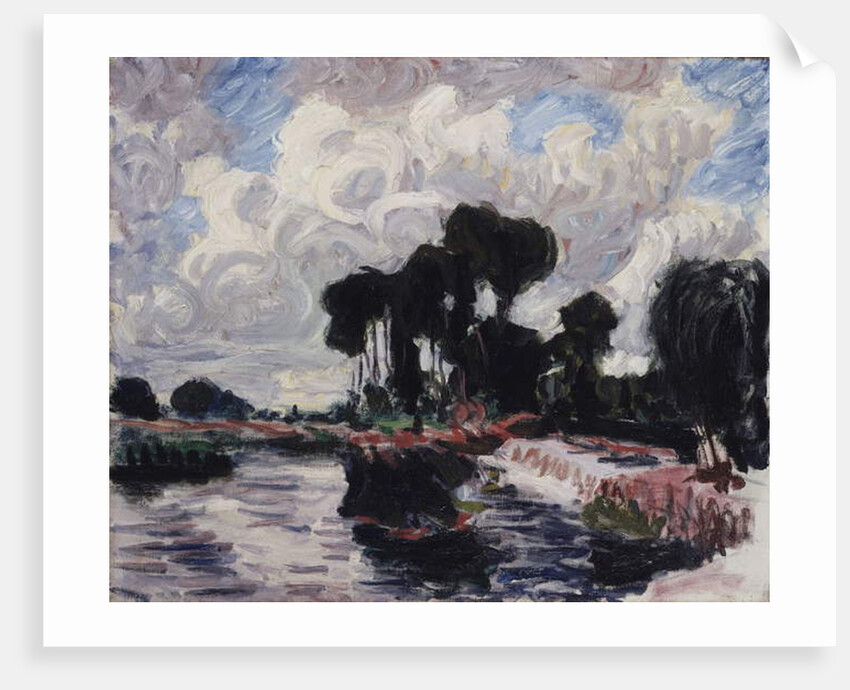 The Montigny Dam; Le Barrage a Montigny, 1902 by Roderic O'Conor