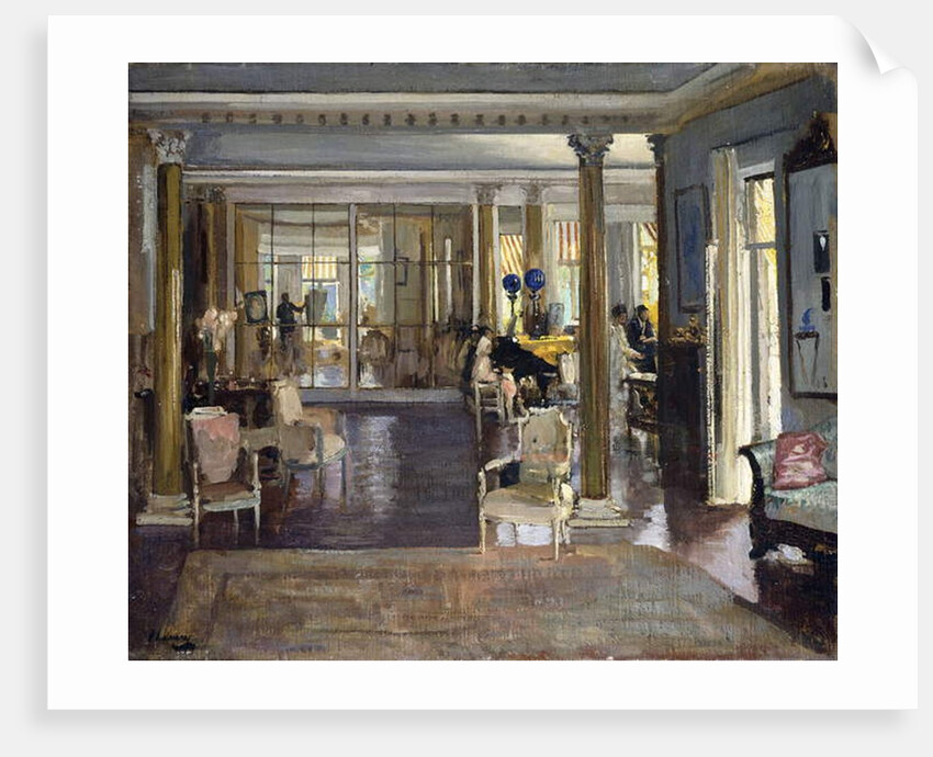 The Drawing Room, Falconhead, 1917 by John Lavery
