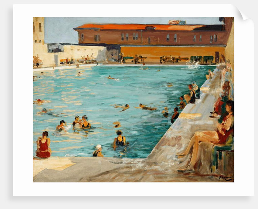 The Peoples' Pool, Palm Beach, 1927 by John Lavery