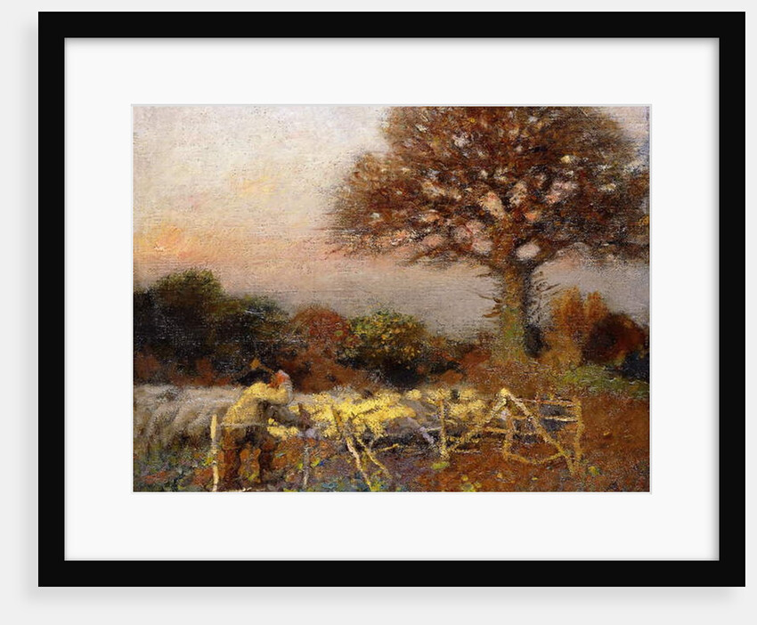 A Sheepfold, Early Morning, 1890 by George Clausen