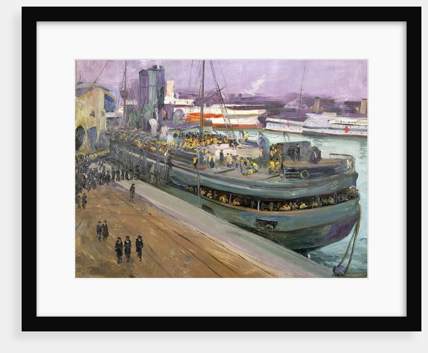 Naval Ratings Embarking, Southampton by John Lavery