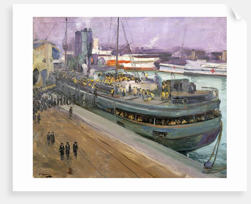 Naval Ratings Embarking, Southampton by John Lavery