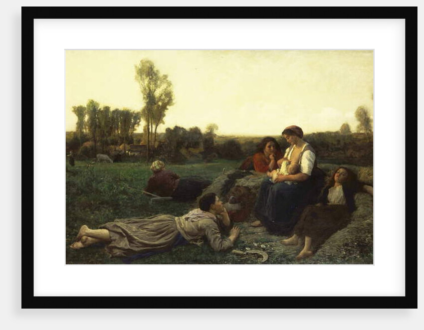 The Haymakers at Rest by Jules Breton
