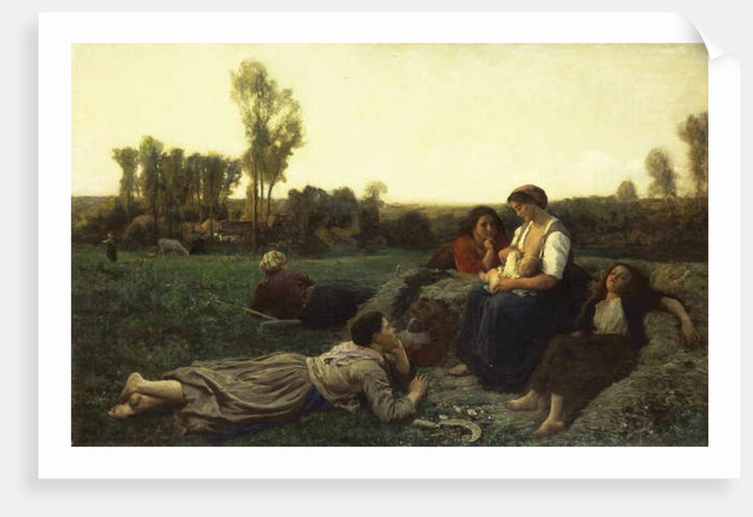 The Haymakers at Rest by Jules Breton