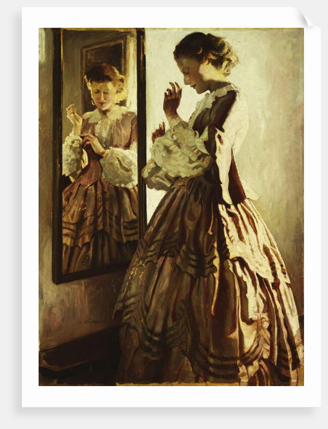 The Reflection by Josef Engelhart