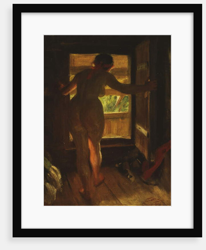 Mora Girl at an Open Door, 1903 by Anders Leonard Zorn