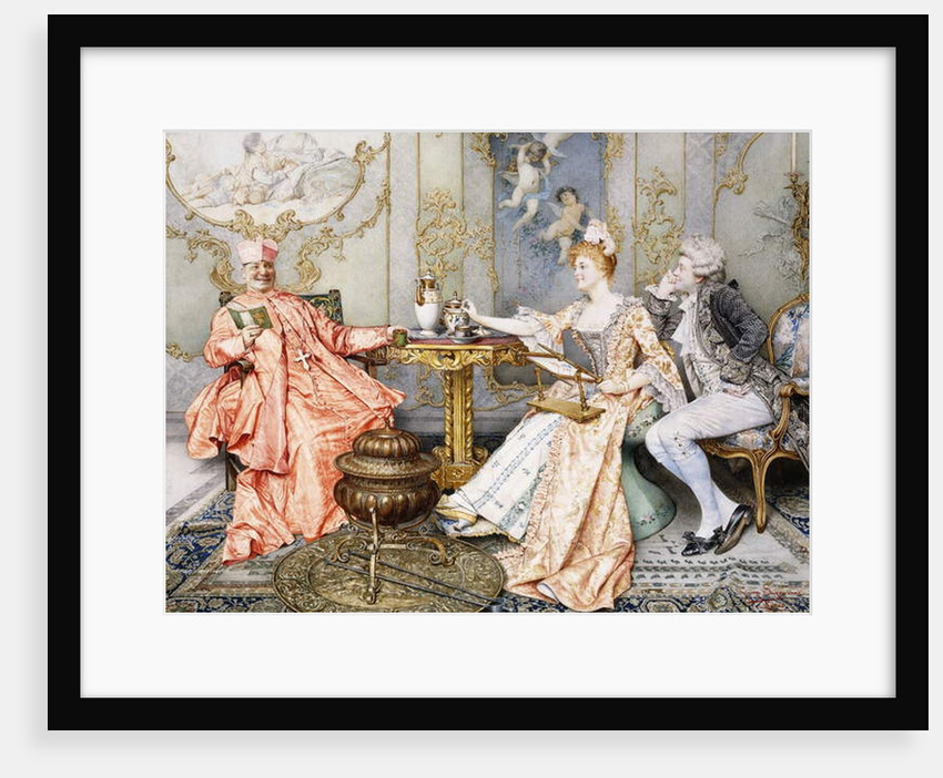 The Tea Party, by Giuseppe Signorini