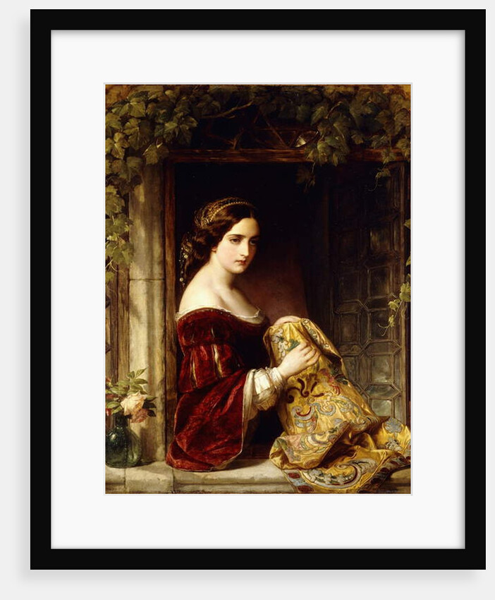 Waiting, 1860 by Thomas-Francis Dicksee