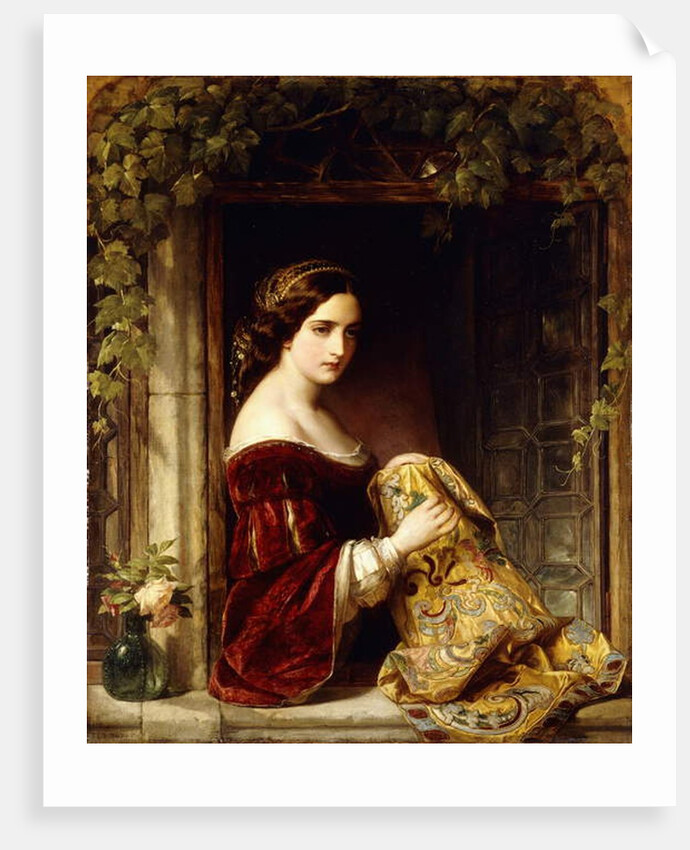 Waiting, 1860 by Thomas-Francis Dicksee