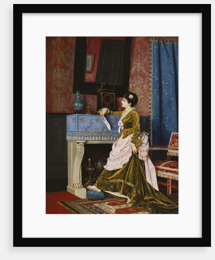 A Moments Reflection, 1875 by Auguste Toulmouche