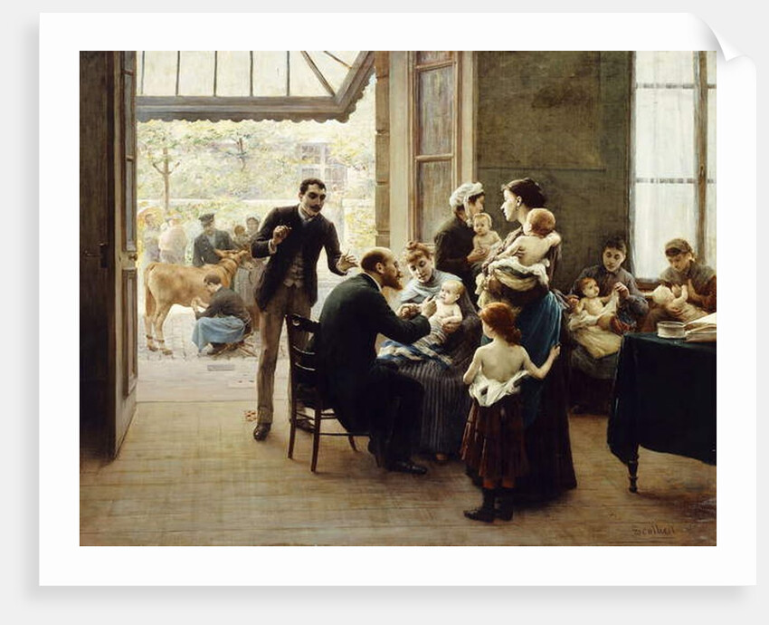 Homage to Louis Pasteur; Hommage a Louis Pasteur by Jules Scalbert