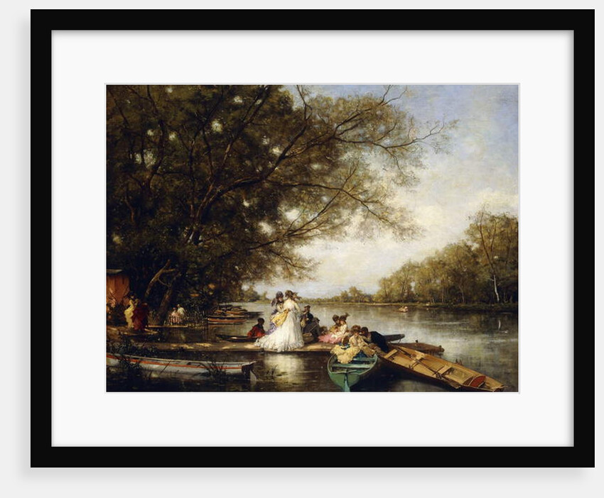 Boating Party on the Thames, by Ferdinand Heilbuth