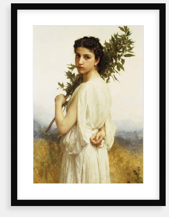 A Nymph Holding a Laurel Branch, 1900 by William-Adolphe Bouguereau