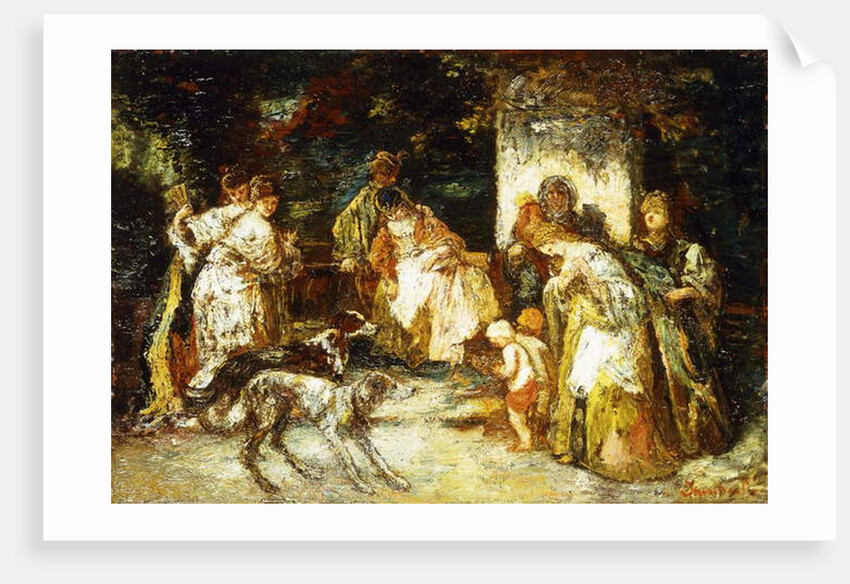 The Offering, c.1875 by Adolphe Joseph Thomas Monticelli