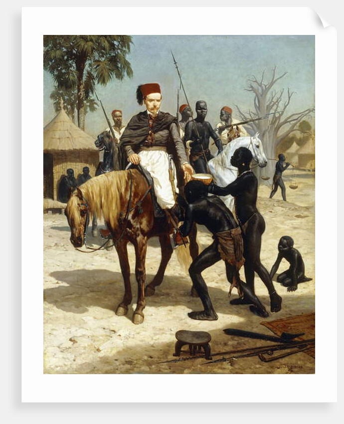 An Exotic Visitor, 1857 by Jules Didier