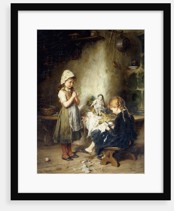 The Young Seamstresses by Heinrich Hirt