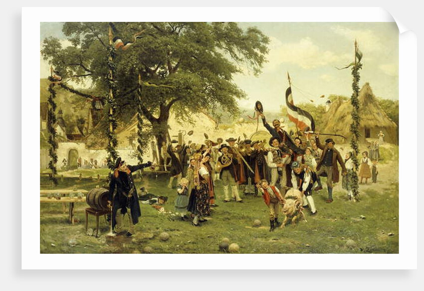 The Bowling Champion, 1882 by Wilhelm Zimmer