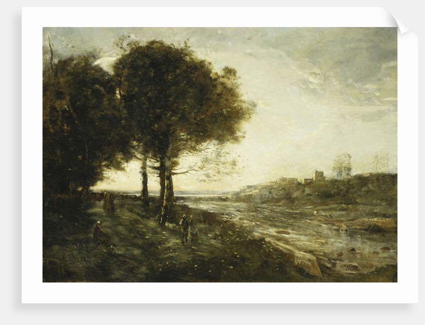A River in Romagna; Un Torrent dans des Romagnes, by Jean Baptiste Camille Corot