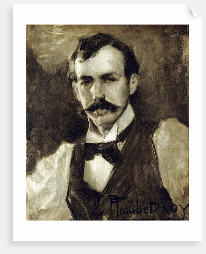 Portrait of the Painter, Sir Jebusa Shannon, R.A. by Prince Paul Petrovic Troubetzkoy