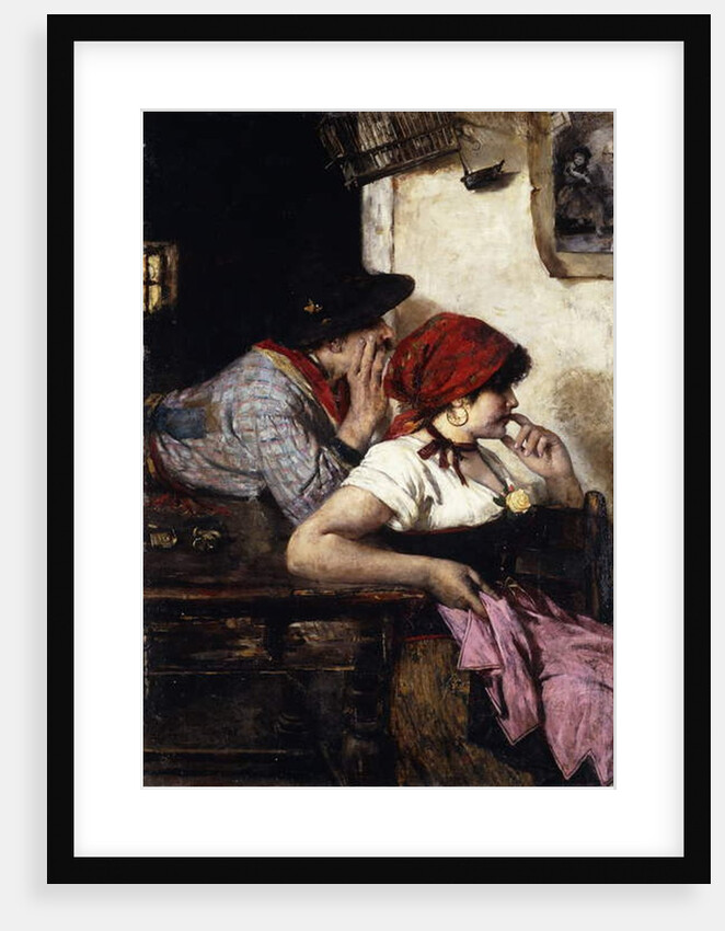 The Gypsy Couple, 1887 by Alfred Roll
