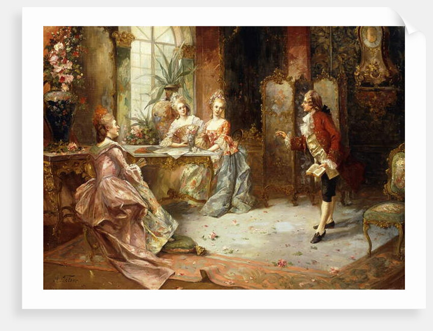 Marie Antoinette's History Lesson by Anton Telser