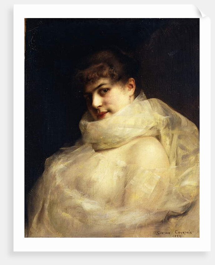 A Sultry Beauty, 1883 by Gustave Claude Etienne Courtois