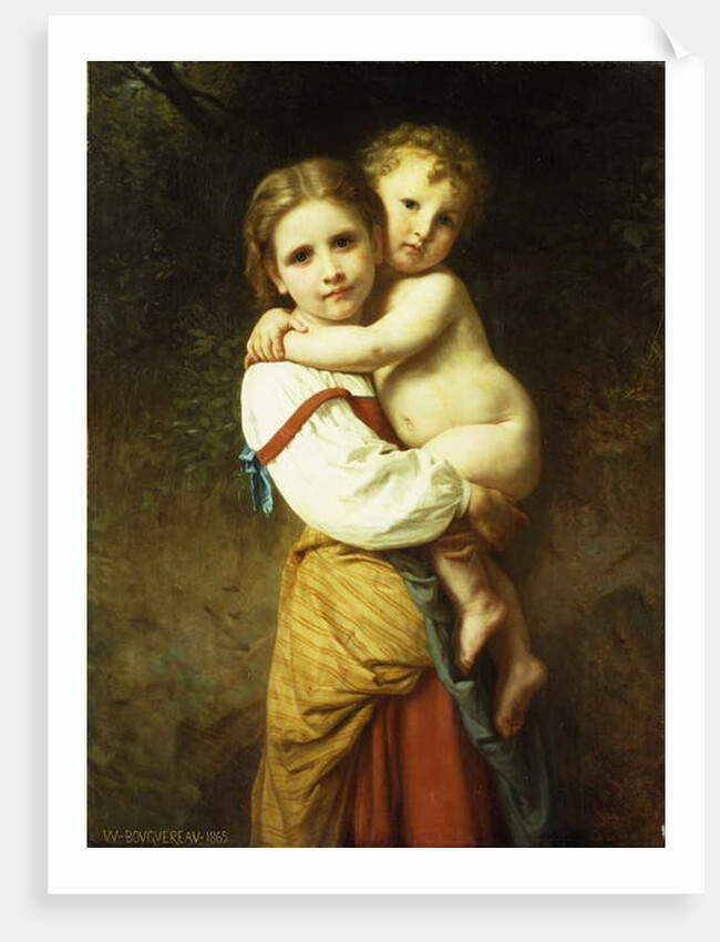 The Big Sister; La Grande Soeur, 1865 by William-Adolphe Bouguereau