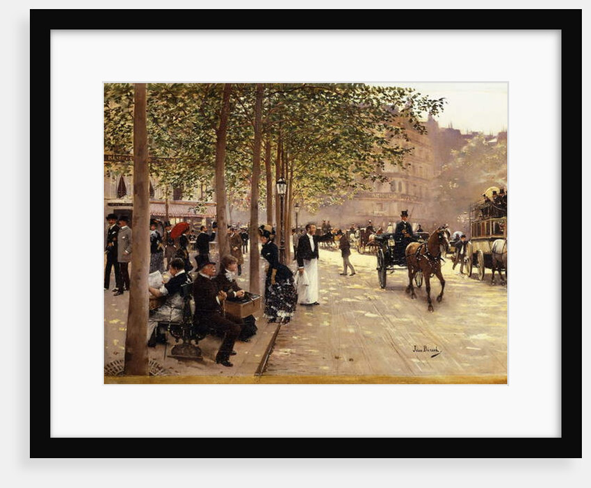 A Paris Street; Une Avenue Parisienne, c.1880 by Jean Beraud