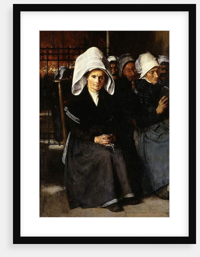 Breton Woman at Prayer by Luis Jimenez y Aranda