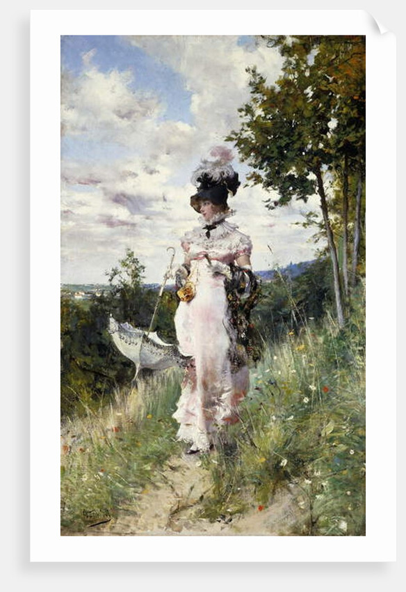 The Summer Stroll, 1873 by Giovanni Boldini
