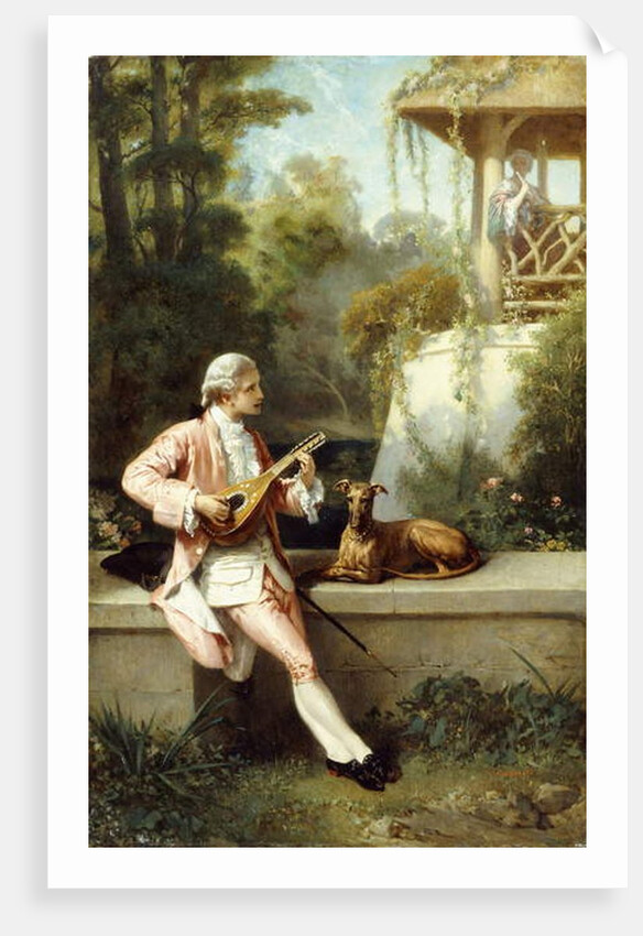 The Courtship, by Felix Henri Giacomotti