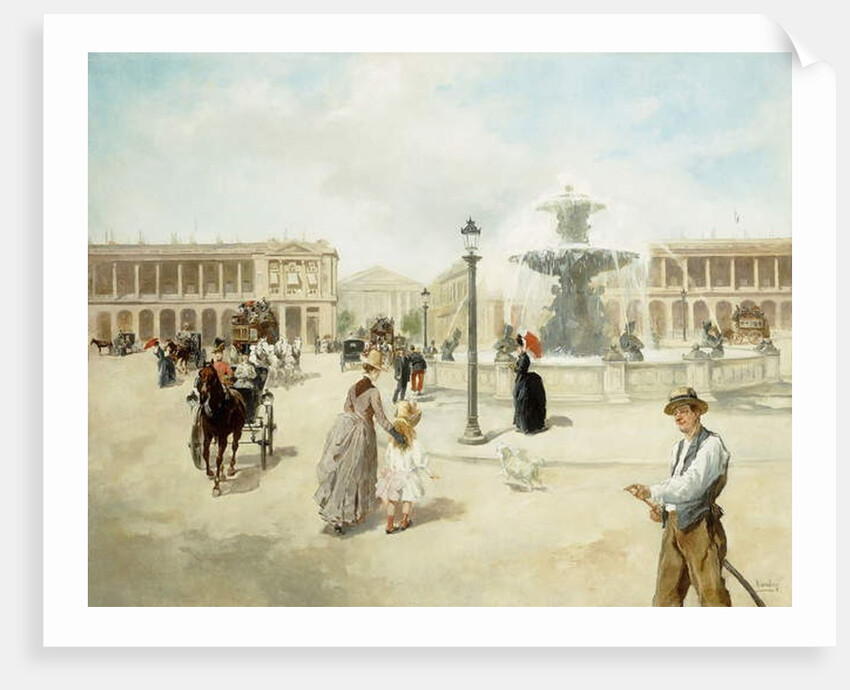 La Place de la Concorde by Vicente de Paredes