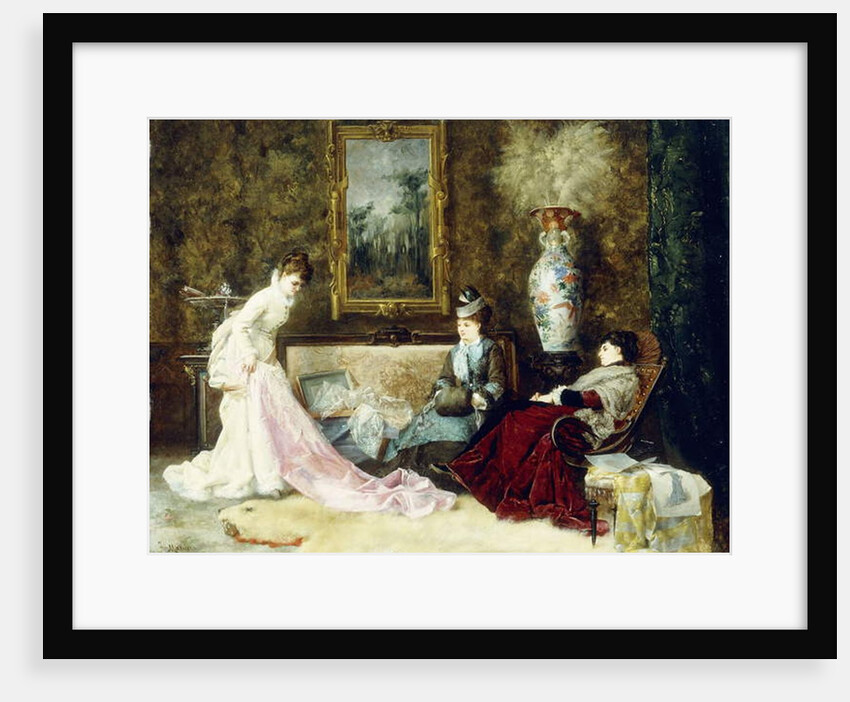 Fine Lace, 1877 by Francisco Masriera y Manovens