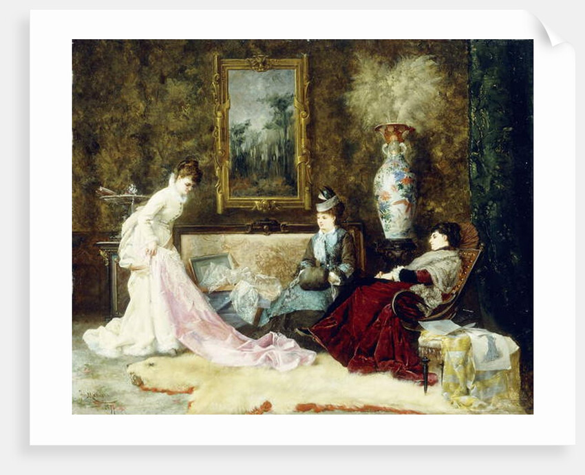 Fine Lace, 1877 by Francisco Masriera y Manovens