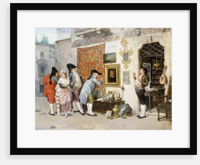 The Antiquarian; El Anticuario, 1872 by Francisco Peralta del Campo