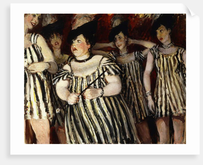 Miss Elsa Maxwell's Party showing Lady Peel at the Right by Jacques-Emile Blanche