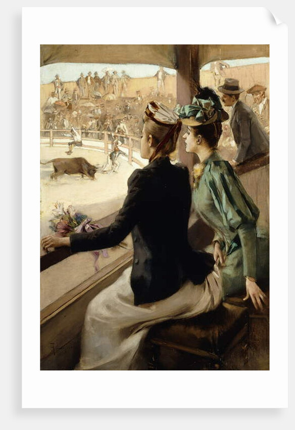 At The Bullfight by Albert Lynch