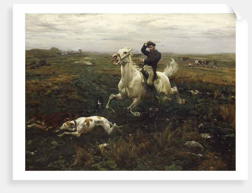 The Squire; Der Gutsherr by Alfred von Wierusz-Kowalski