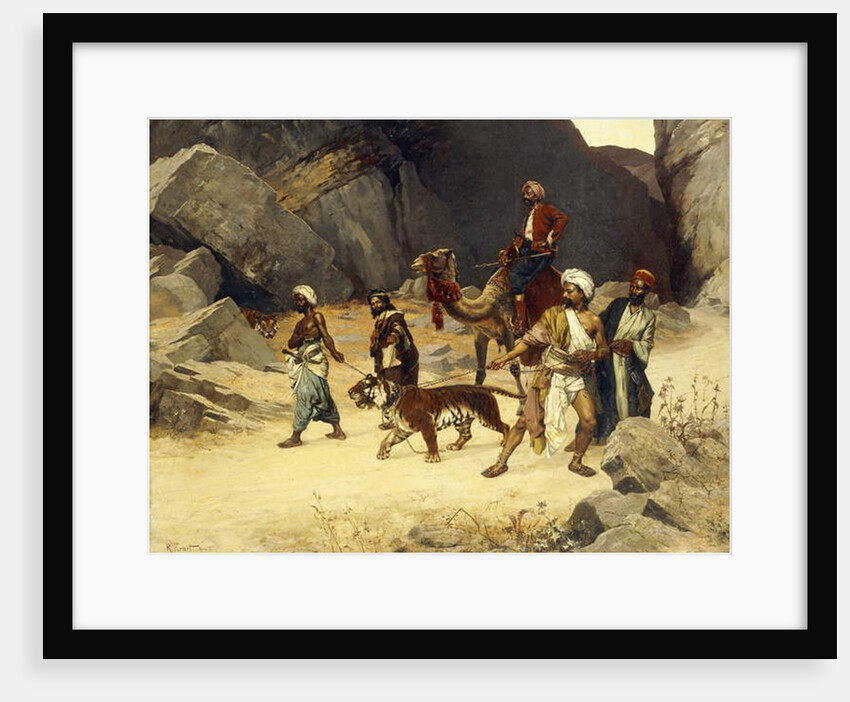 The Tiger Hunt, 1896 by Rudolphe Ernst