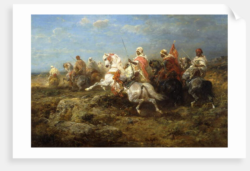 Arabian Patrol, by Adolf Schreyer