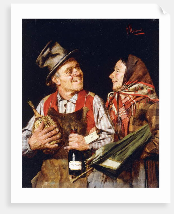 The Wine Merchant by Pompeo Massani