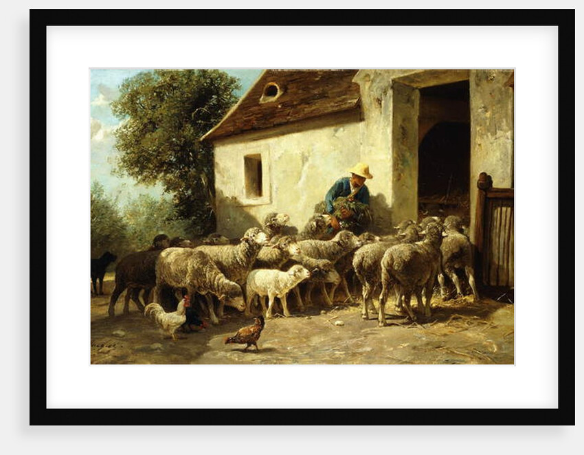 Returning Home by Charles Emile Jacque
